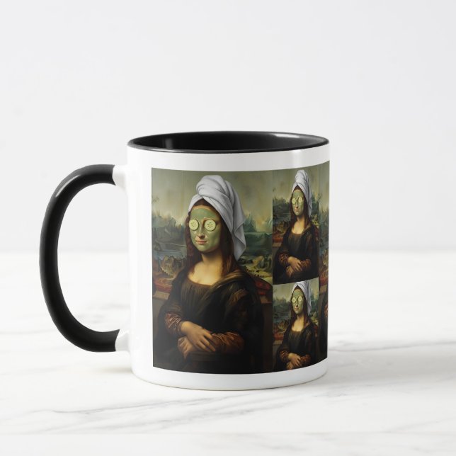 Stöhn Lisa Spa-Tag Tasse (Links)