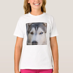 Stoiber Blick auf Alaskan Malamute T-Shirt