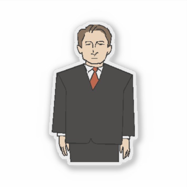 Stoic Al Gore Aufkleber (Vorderseite)