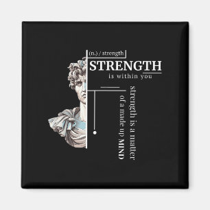 Stoic Discipline Philosophy Positive Mindset Stren Magnet