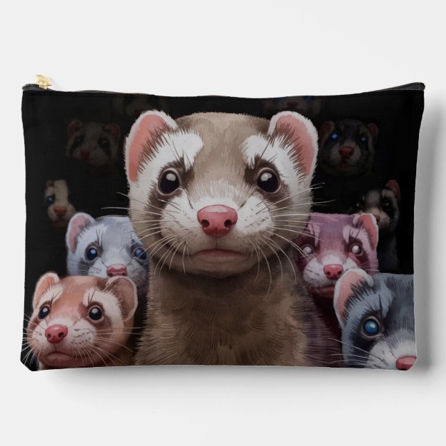 Stoic Ferrets Accessory Pouch Handbag Zubehörtasche (Vorderseite)