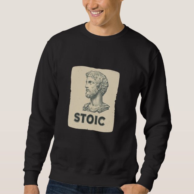 Stoic Inspiration for Everyday Life Sweatshirt (Vorderseite)