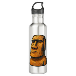 Stoic Moai Ancititude Edelstahlflasche