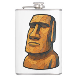 Stoic Moai Ancititude Flachmann