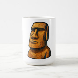 Stoic Moai Ancititude Kaffeetasse