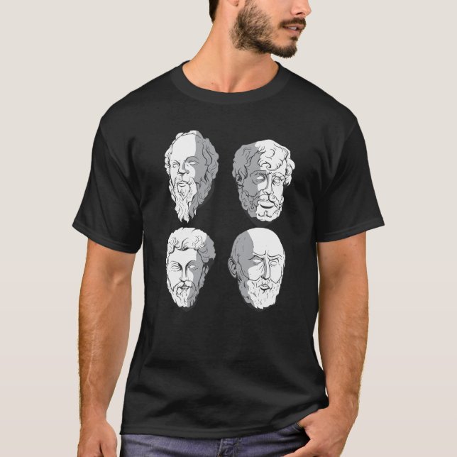 Stoic Philosophen T-Shirt (Vorderseite)