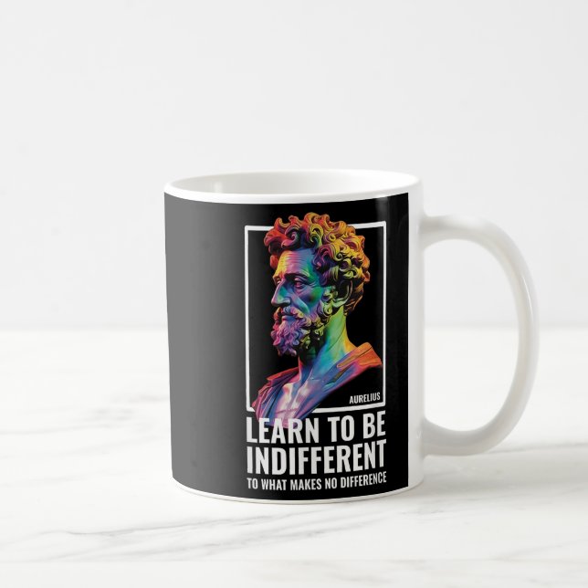 Stoic Philosopher Wisdom Marcus Aurelius Philosoph Kaffeetasse (Rechts)