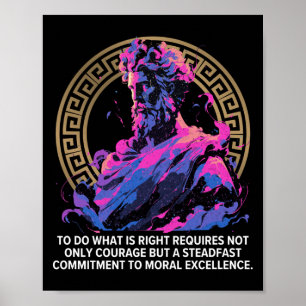 Stoic Philosophy Epic Old Greece Inspiration Stoi Poster