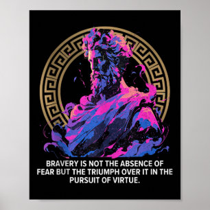 Stoic Philosophy Epic Old Inspiration Griechisch S Poster