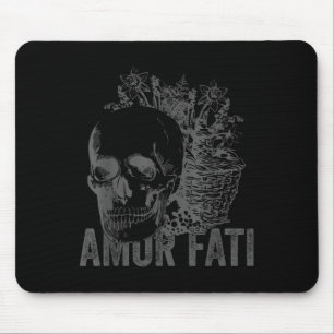 Stoic Philosophy Gray Hellenistic Stoicism Amor Fa Mousepad