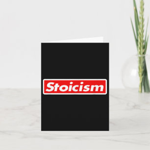 Stoikes Shirt _ Logo für den Stoikismus _ Philosop Karte