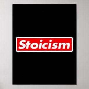 Stoikes Shirt _ Logo für den Stoikismus _ Philosop Poster