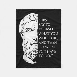 Stoikismus Epictetus Stoic Philosophie Zitat Visua Fleecedecke