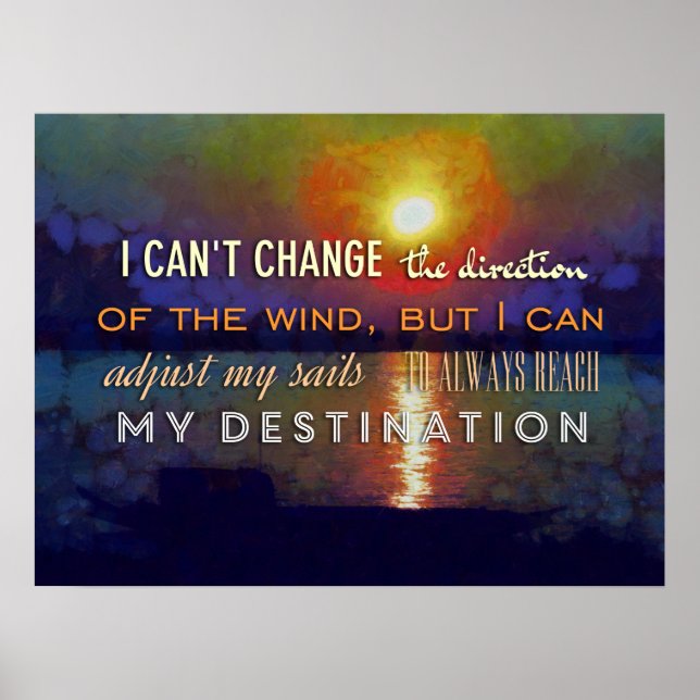 Stoikismus Zitate Poster Inspiration (Vorne)