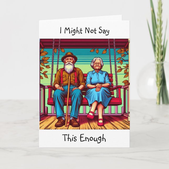 Stoisch, aber empfindlich | I Liebe Sie Karte (Vorderseite)