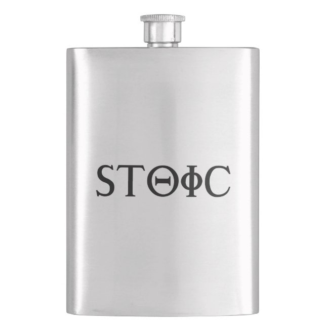stoisch flachmann (Vorderseite)