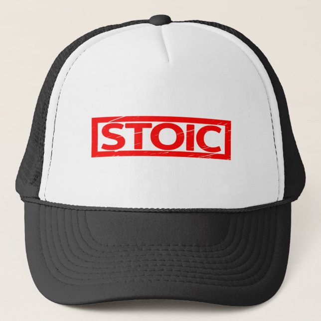 Stoische Briefmarke Truckerkappe (Vorderseite)