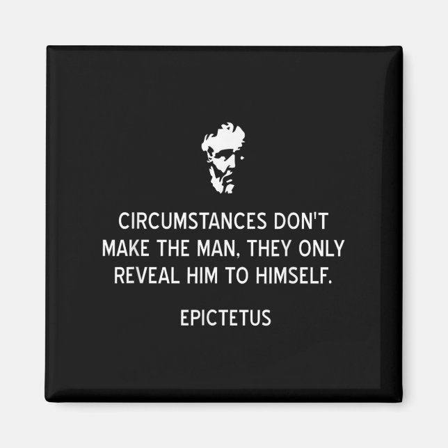 Stoische Epictetus-Quote Magnet (Vorne)
