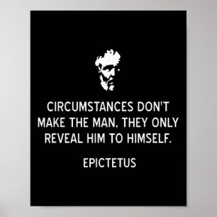 Stoische Epictetus-Quote Poster