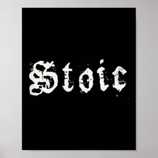 Stoische Hellenistische Philosophie Minimalismus S Poster