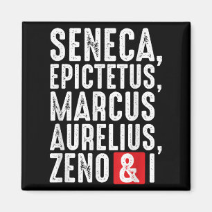 Stoische Philosophen - Zitate der Weisheit für Phi Magnet