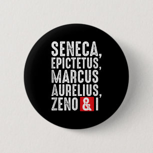 Stoische Philosophen Zitate für Philosophie Button