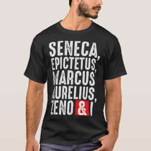 Stoische Philosophen Zitate für Philosophie T-Shirt