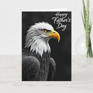 Stoischer Adler Vatertagskarte Karte