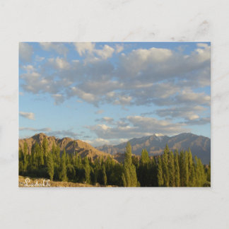 Stok range, Ladakh, Indien Postkarte