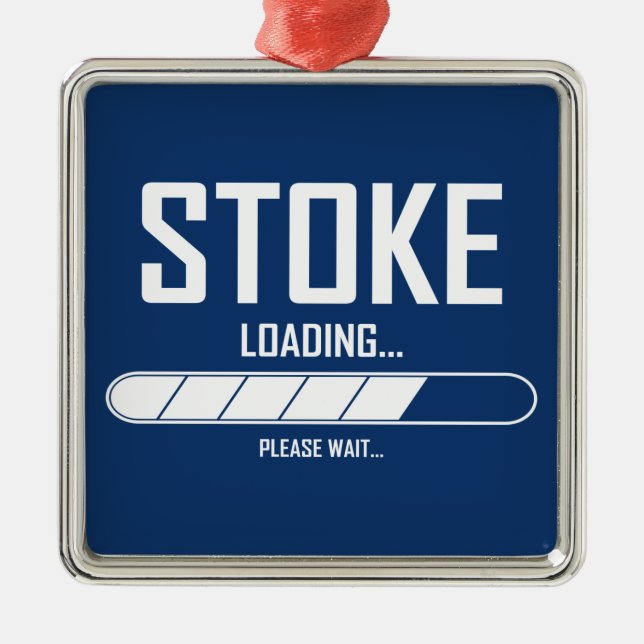 Stoke Loading Ornament Aus Metall (Vorne)