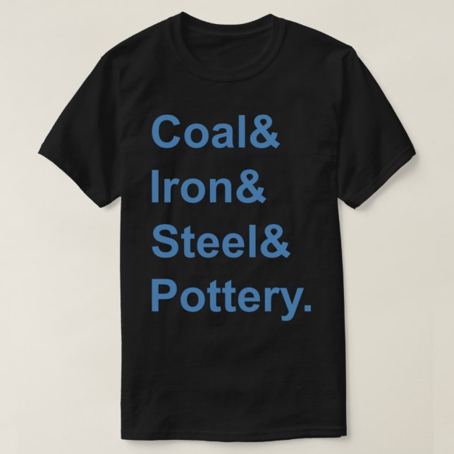 Stoke-on-Trent Industry - originelles Geschenkdesi T-Shirt (Design vorne)