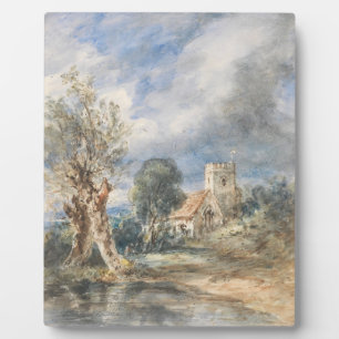 Stoke Poges Church (1834) John Constable Fotoplatte