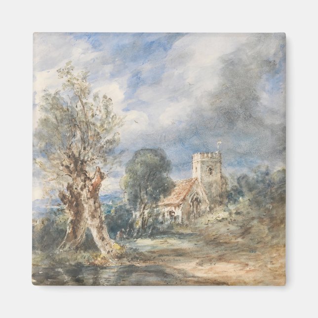 Stoke Poges Church (1834) John Constable Magnet (Vorne)
