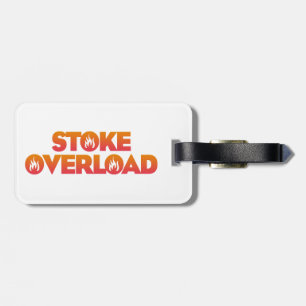 Stoke-Überlast-Flammen Gepäckanhänger