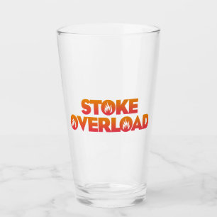 Stoke-Überlast-Flammen Glas