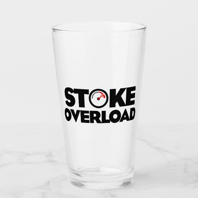 Stoke-Überlastungsmesser Glas (Vorderseite)