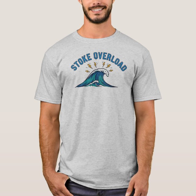 Stoke-Überlastwelle T-Shirt (Vorderseite)