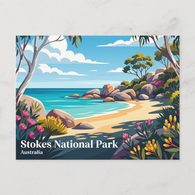 Stokes Nationalpark Australien Postkarte (Vorderseite)