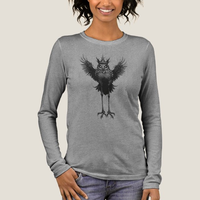 Stolas Arkane Schwingen der Macht Tri-Blend Shirt (Vorderseite)