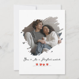 Stole My Heart Valentine's Day Photo Personalized Feiertagskarte