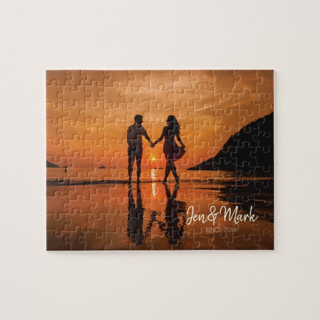 Stolen Moment. Name und Jahr Typografie. Puzzle (Horizontal)