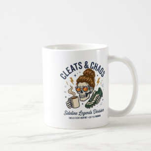 Stollen Und Chaos Skelett Fußball-Mama, Lustige Se Kaffeetasse