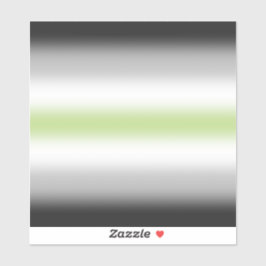 Stolperflagge für Gradient Agender mit Individuell Aufkleber