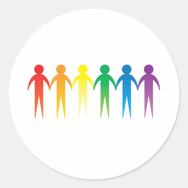 Stolperkette Runder Aufkleber (Vorderseite)