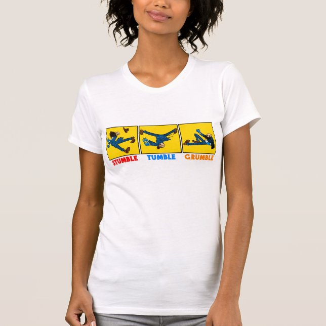 Stolpern, Tumble, Murren-T - Shirt (Vorderseite)