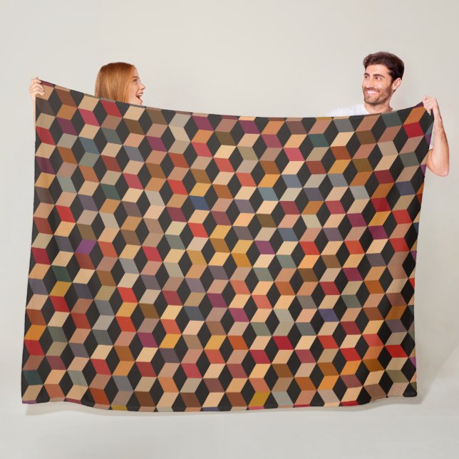 Stolpernblöcke Fleecedecke (Beispiel)