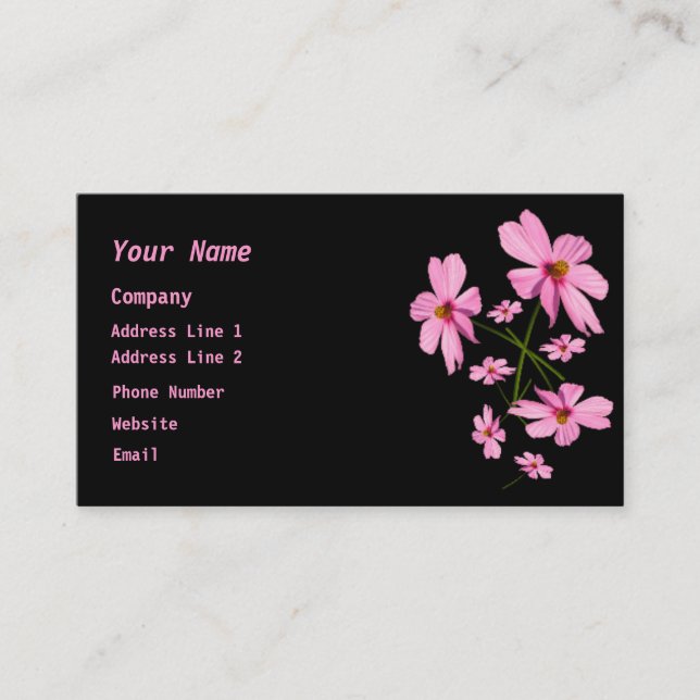 STOLPERNDE KOSMOS-Visitenkarte Visitenkarte (Vorderseite)