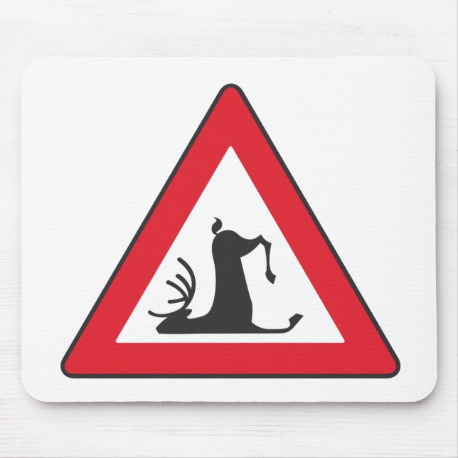 Stolpernde wild lebende Tiere Mousepad (Vorne)