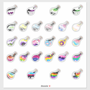 Stolpersticker Aufkleber