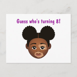 #Stolz2BNatürlichIch Wähle-Meine-Hautfarbe Geburts Postkarte